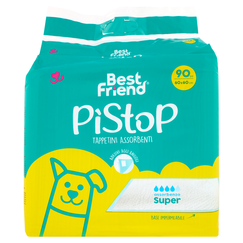 Best Friend PìStoP Tappetini Assorbenti 60 x 60 cm 90 pz