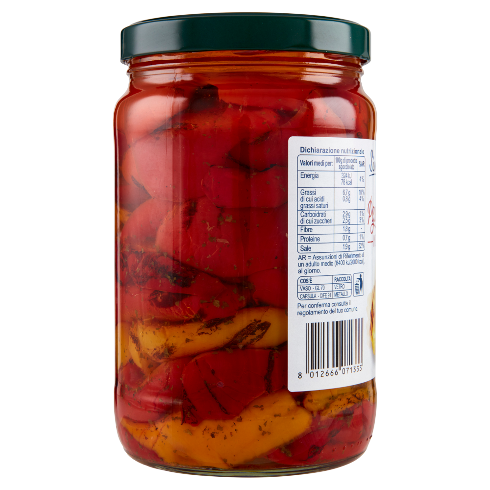 Simpl Peperoni Grigliati in Olio di Girasole 1540 g