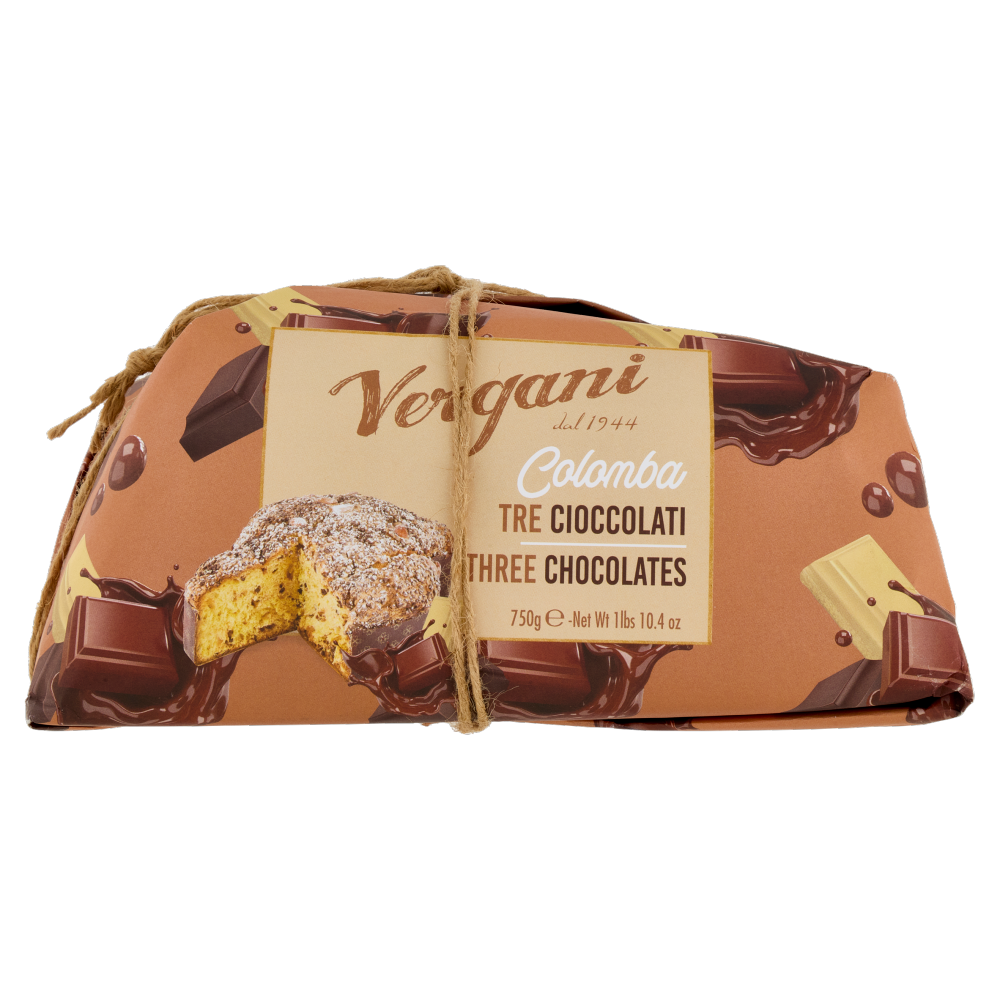 Vergani Colomba Tre Cioccolati 750 g