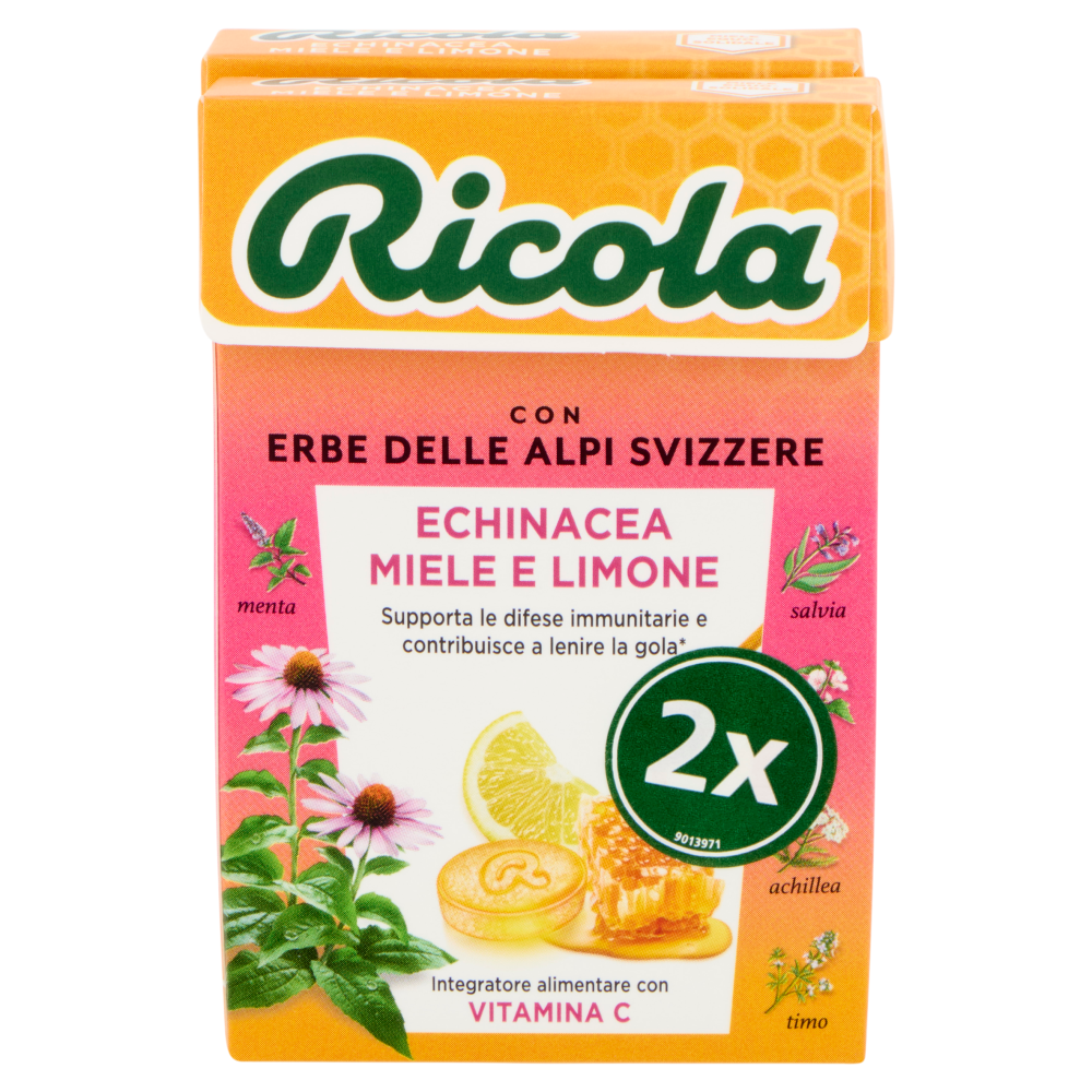 Ricola Echinacea Miele e Limone 2 x 50 g