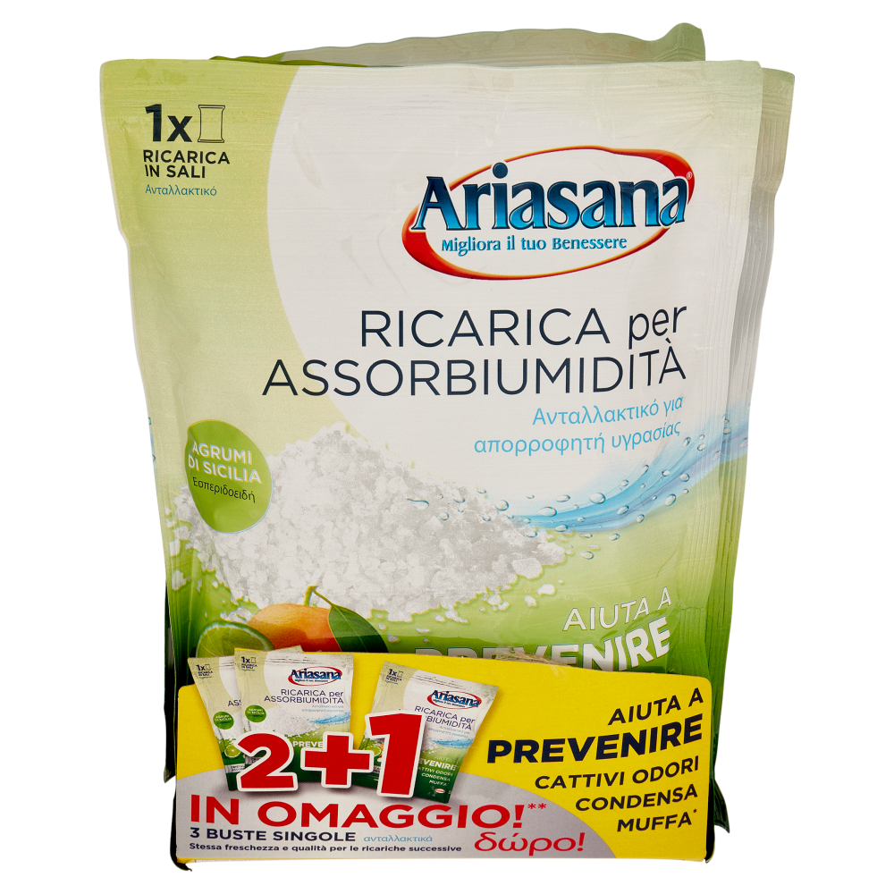 ARIASANA Ricarica Agrumi di Sicilia 2+1 busta 450 g