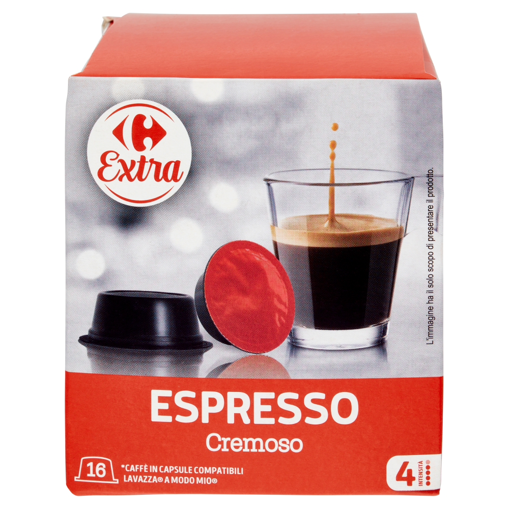 Carrefour Extra Espresso Cremoso 16 x 7,5 g