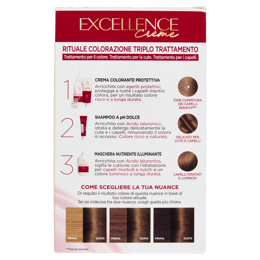 L'Oréal Paris Excellence Creme Colorazione Triplo Trattamento 6 Biondo Scuro