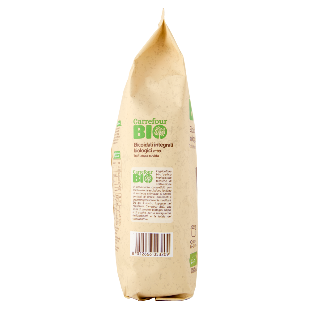 Carrefour Bio Elicoidali integrali biologici n°89 500 g