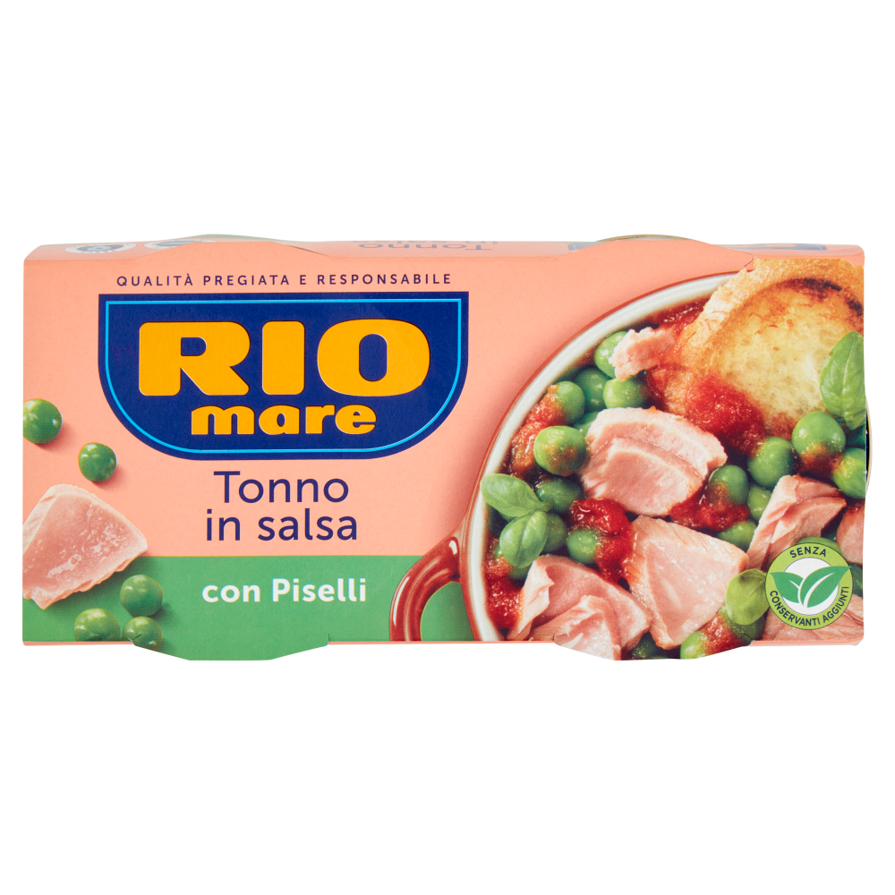Rio mare Tonno in salsa con Piselli 2 x 160 g