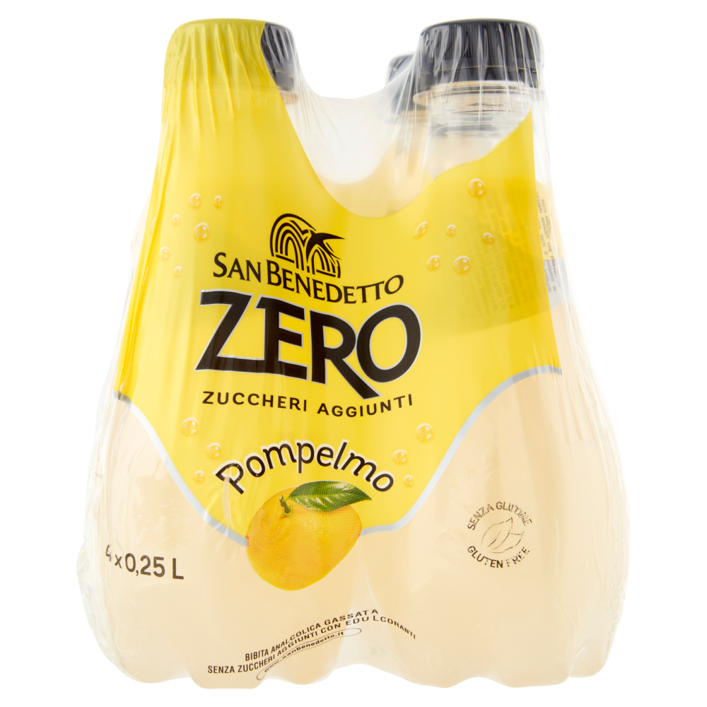 San Benedetto Pompelmo Zero 0,25 L x4