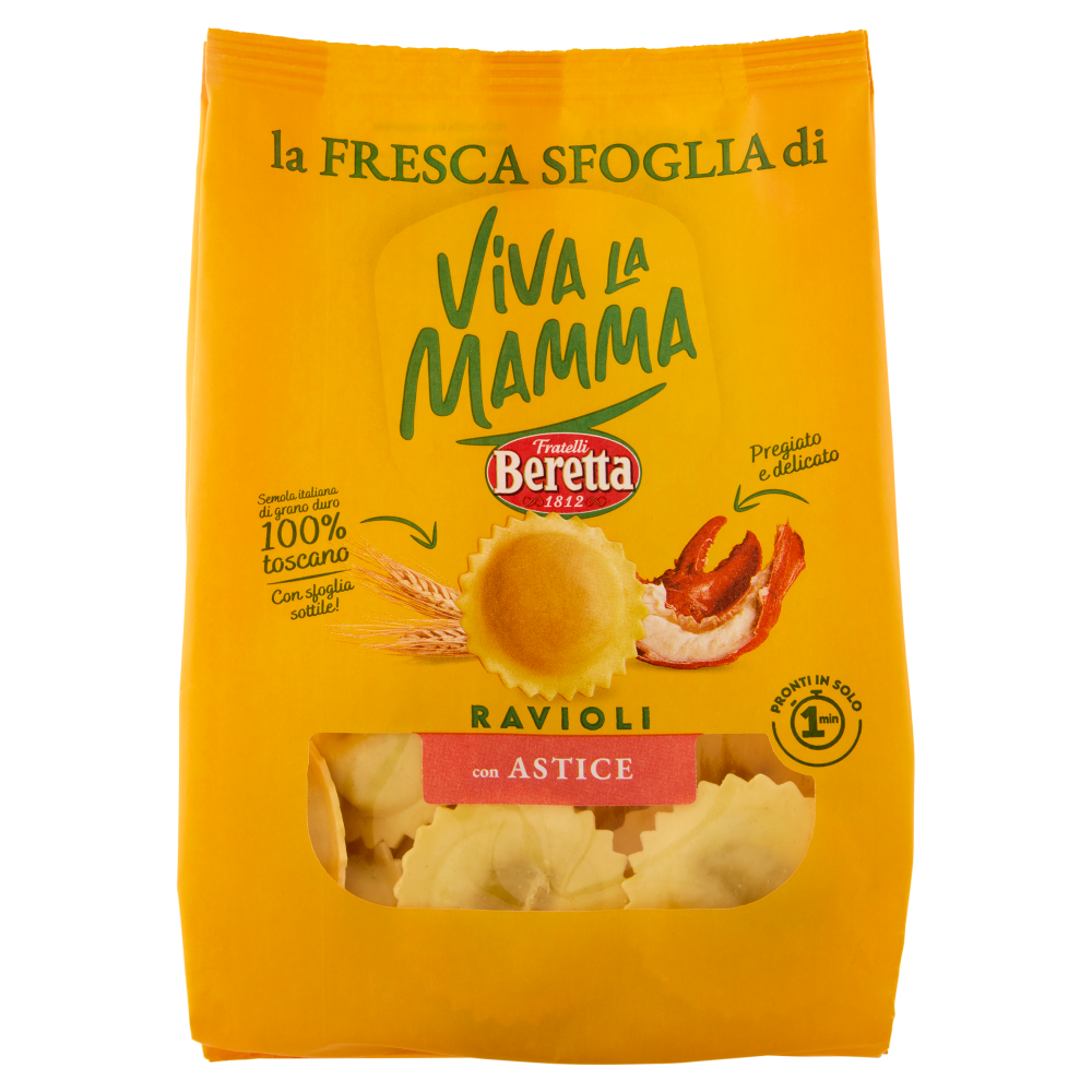 Viva la Mamma la Fresca Sfoglia di Ravioli con Astice 200 g