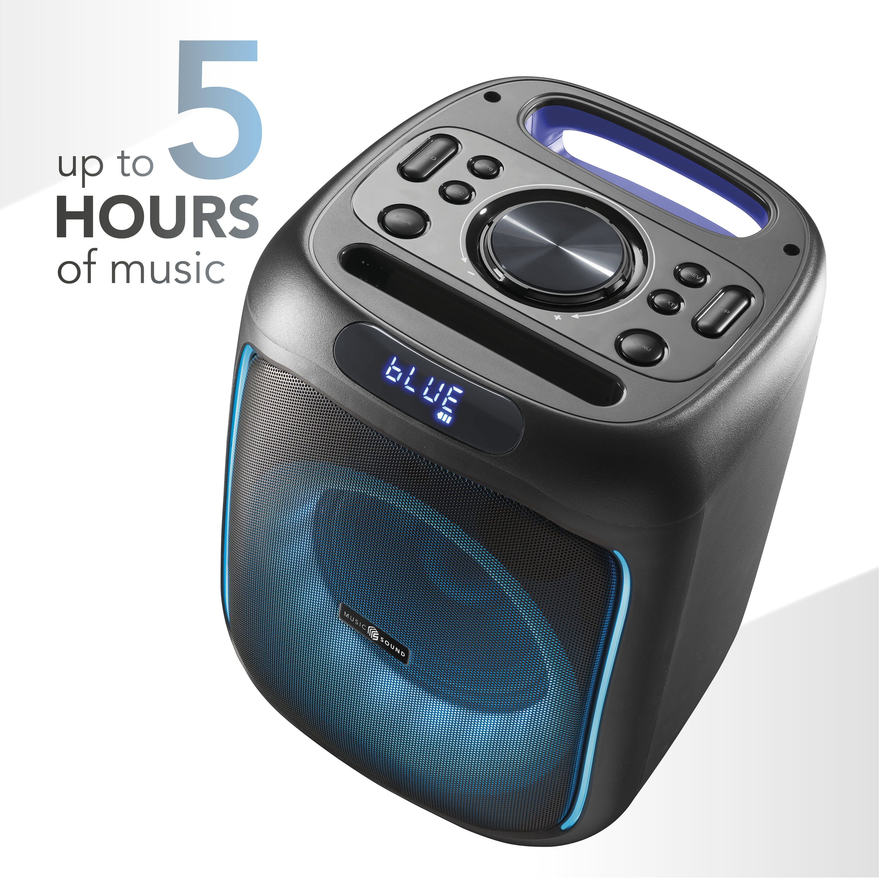 Music Sound Sound Box Small Cassa speaker Bluetooth con 40W di potenza e luci RGB