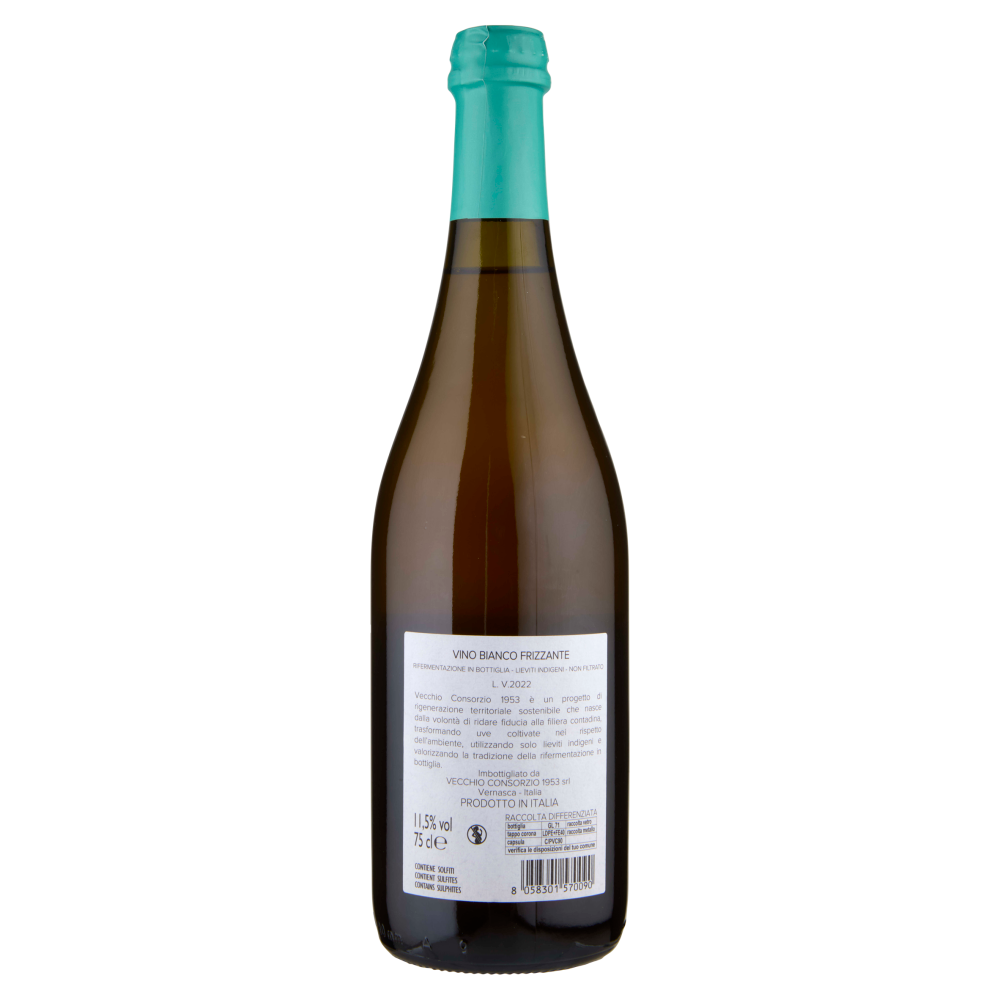 Spontaneamente Frizzante Vino Bianco Ancestrale 75 cl