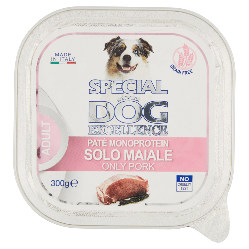 Special Dog Excellence Adult Patè Monoprotein* Solo Maiale 300 g