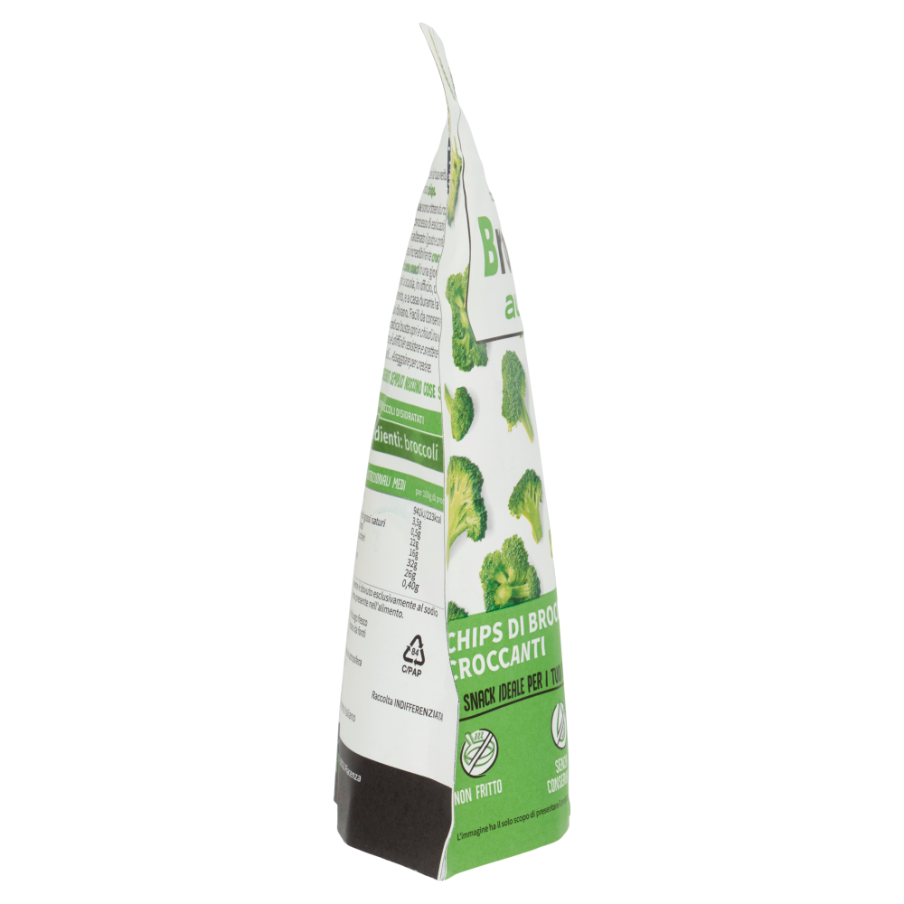 Orto al Sole Broccoli al sole Chips di Broccoli Croccanti 15 g