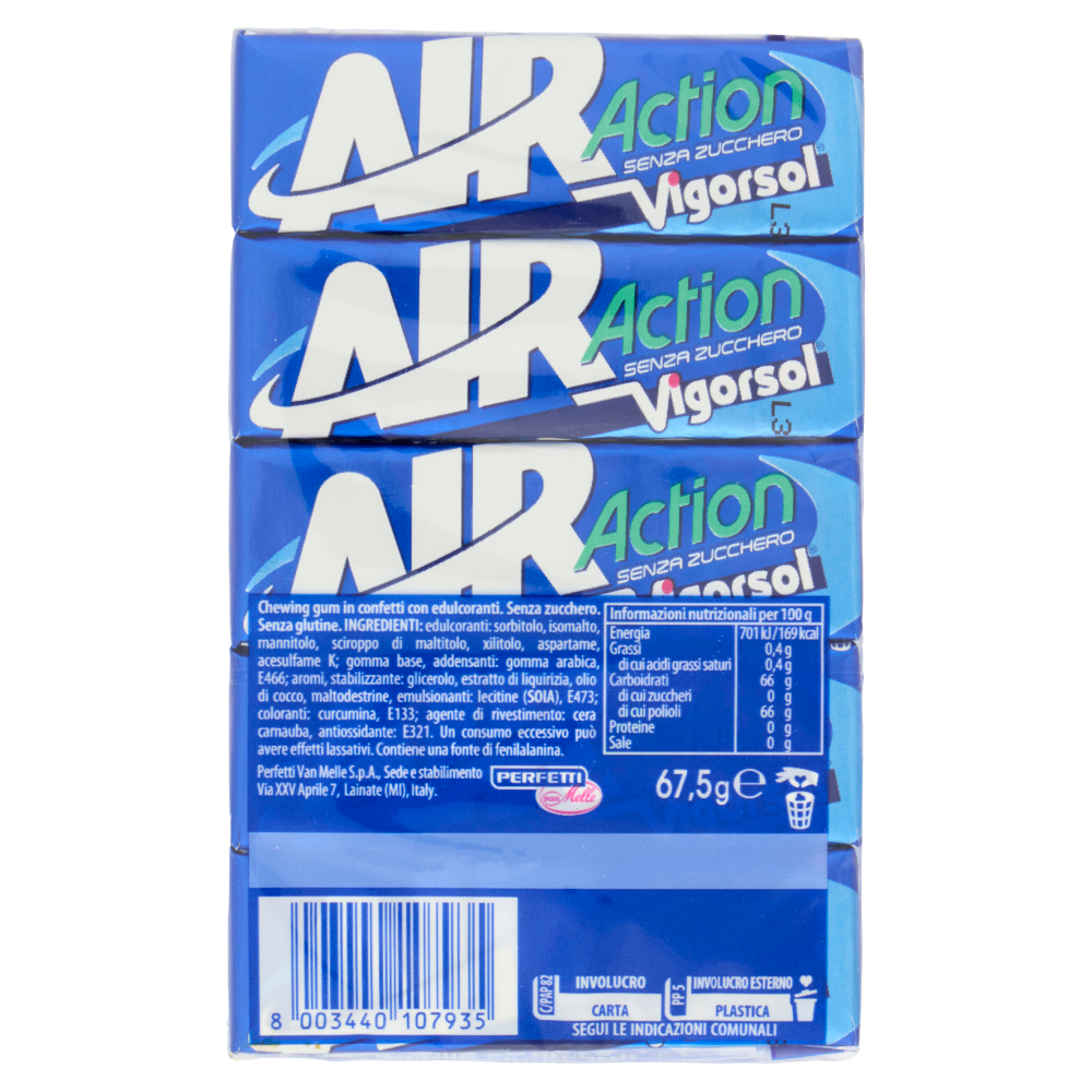 Vigorsol Air Action 5 Packs 67,5 g