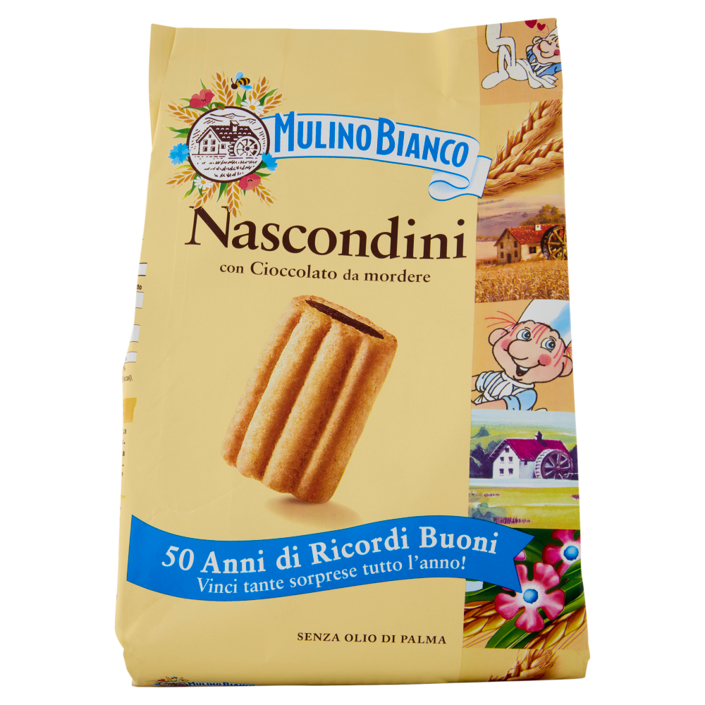 Mulino Bianco Nascondini Biscotti con Cioccolato da Mordere 330g
