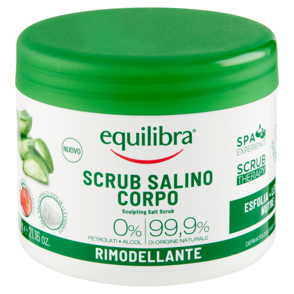 equilibra Scrub Salino Corpo Rimodellante 600 g
