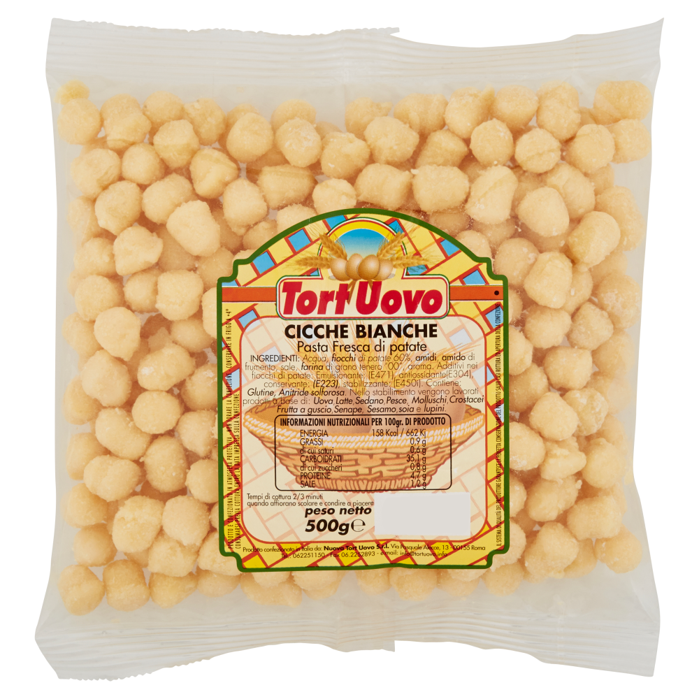 Tort Uovo Cicche bianche 500 g