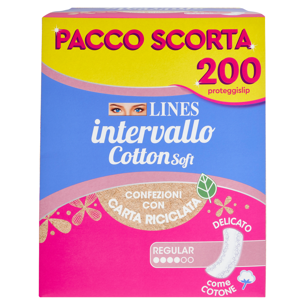 Lines intervallo Cotton Soft Regular 200 pz