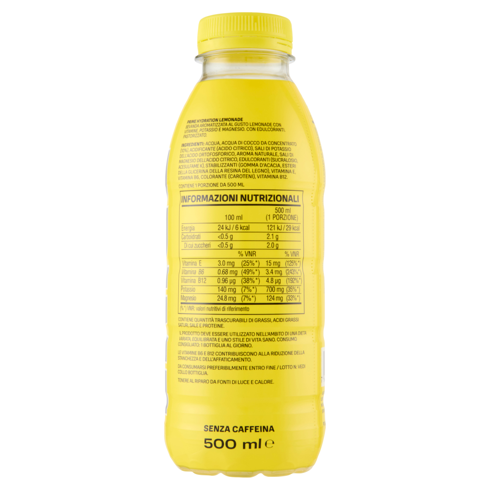 Prime Hydration Lemonade Flavour 500 ml
