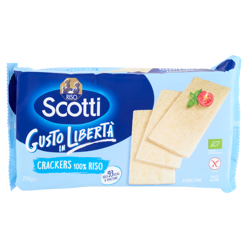 Riso Scotti Snack Crackers 100% Riso 200 g