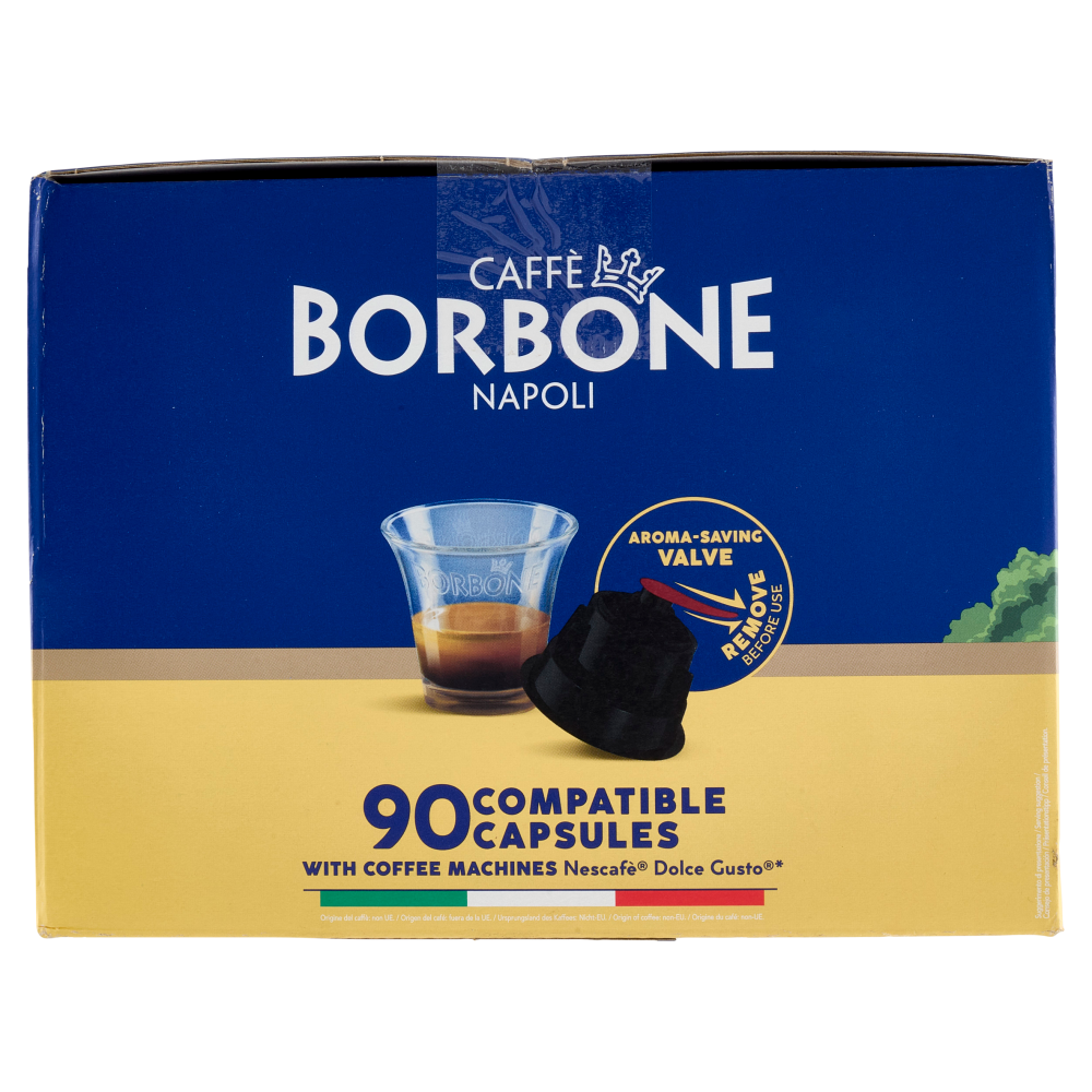 Caff&egrave; Borbone Miscela Decisa Capsule Compatibili Nescaf&egrave; Dolce Gusto* 90 x 7 g