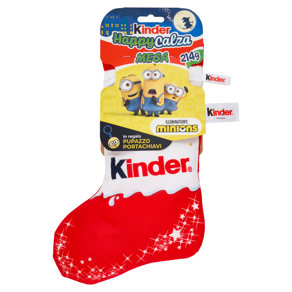 Kinder Happy Calza Mega illumination's minions 7 pezzi 214 g