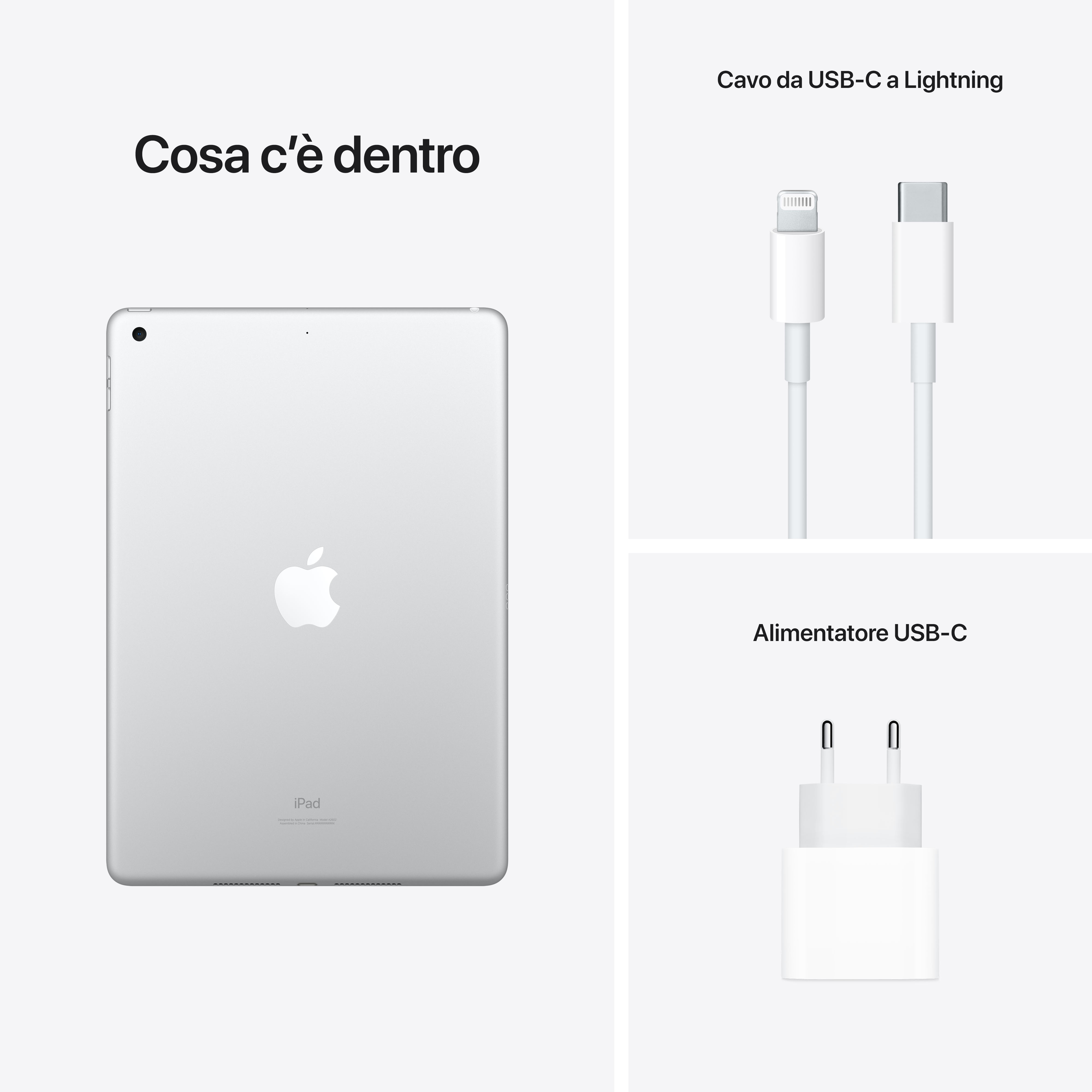 Apple iPad , 10.2" LED, 2160 x 1620, A13 Bionic, 64GB, 802.11ac Wi-Fi 5, Bluetooth 4.2, Touch ID, 8MP + 12MP, iPadOS