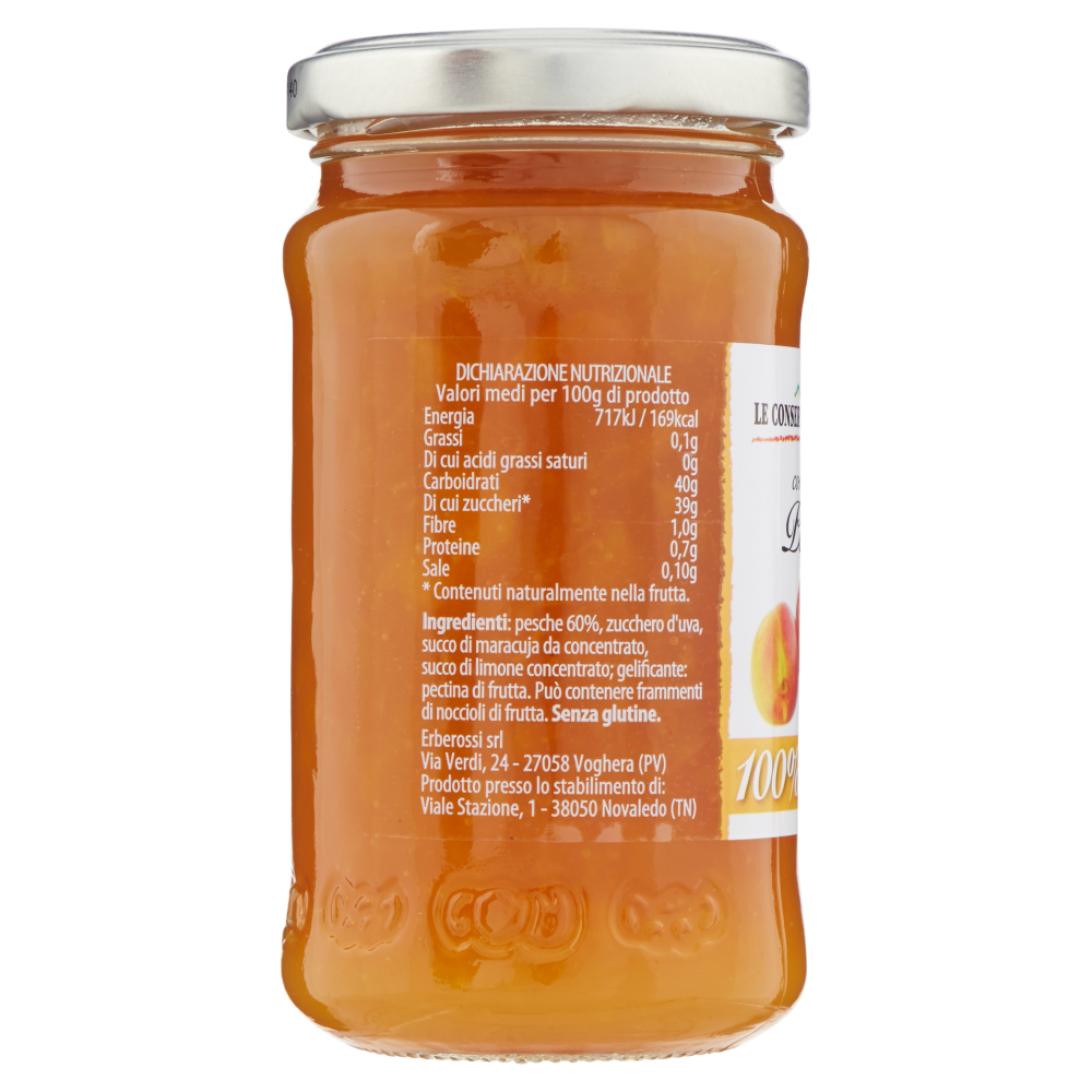 Le Conserve del Trentino composta di Pesche 100% da Frutta 240 g