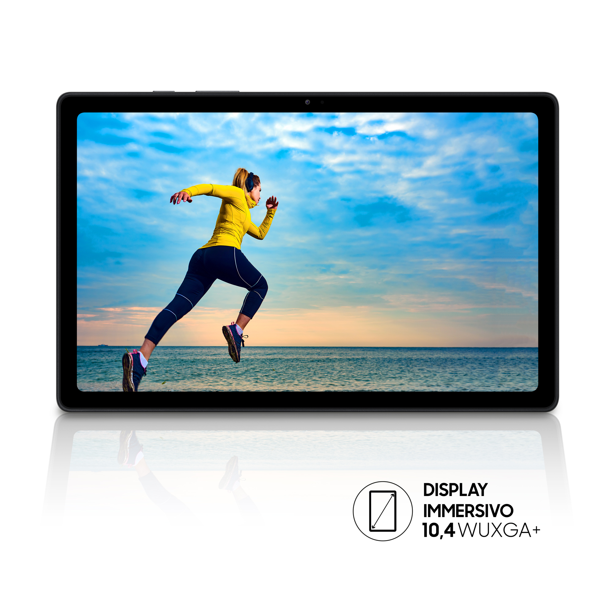 Samsung Galaxy Tab A7 Tablet, Display 10.4" TFT, 32GB Espandibili fino a 1TB, RAM 3GB, Batteria 7.040 mAh, LTE, Android 10, Fotocamera posteriore 8 MP, Dark Gray