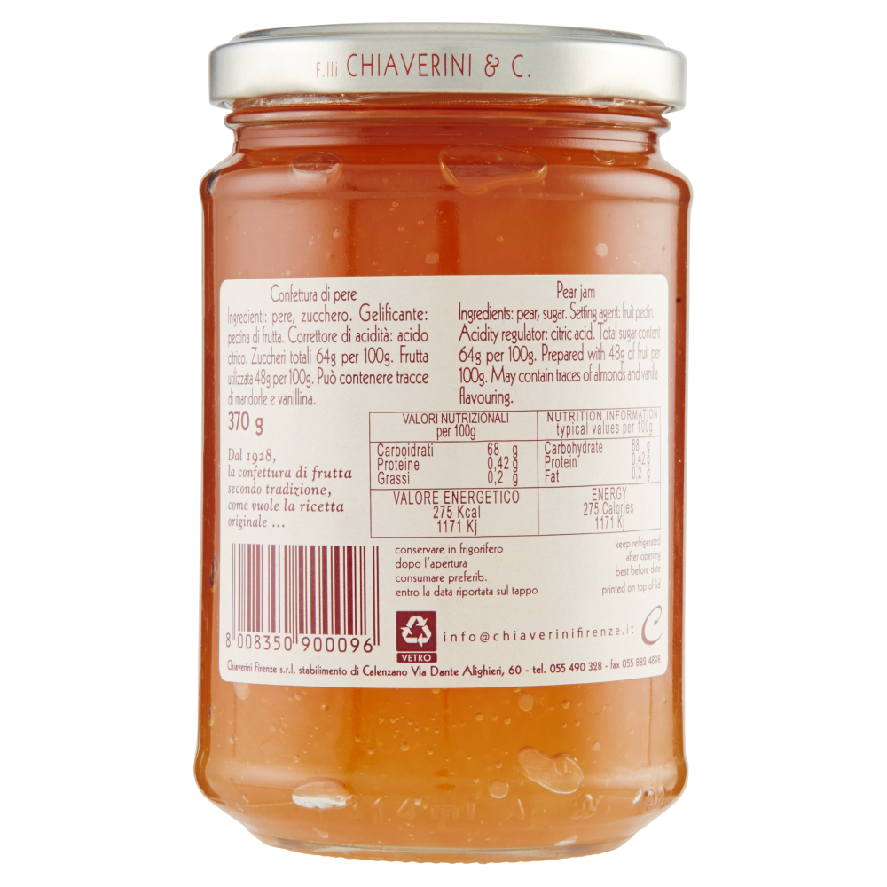 F.lli Chiaverini & C. Confettura di Pere 370 g