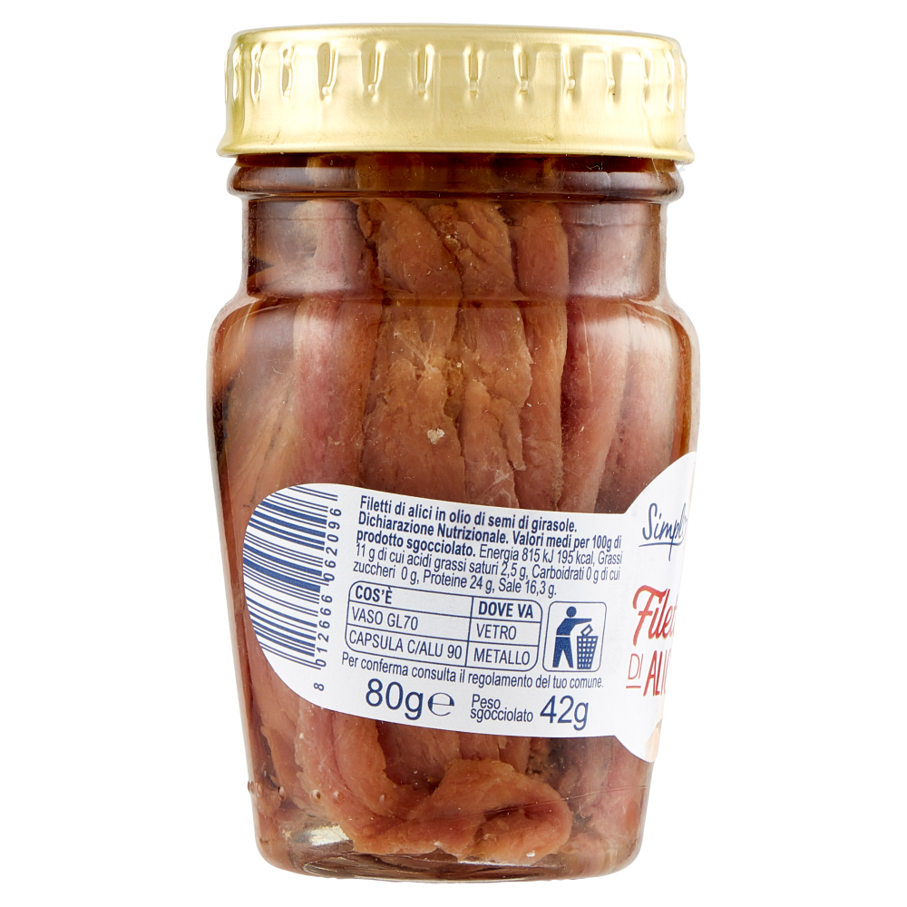Simpl Filetti di Alici 80 g