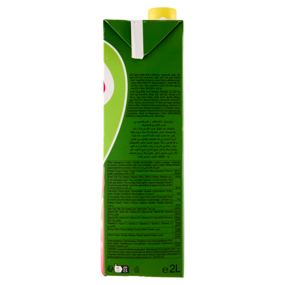 Rauch bravo Mela Verde 2 L