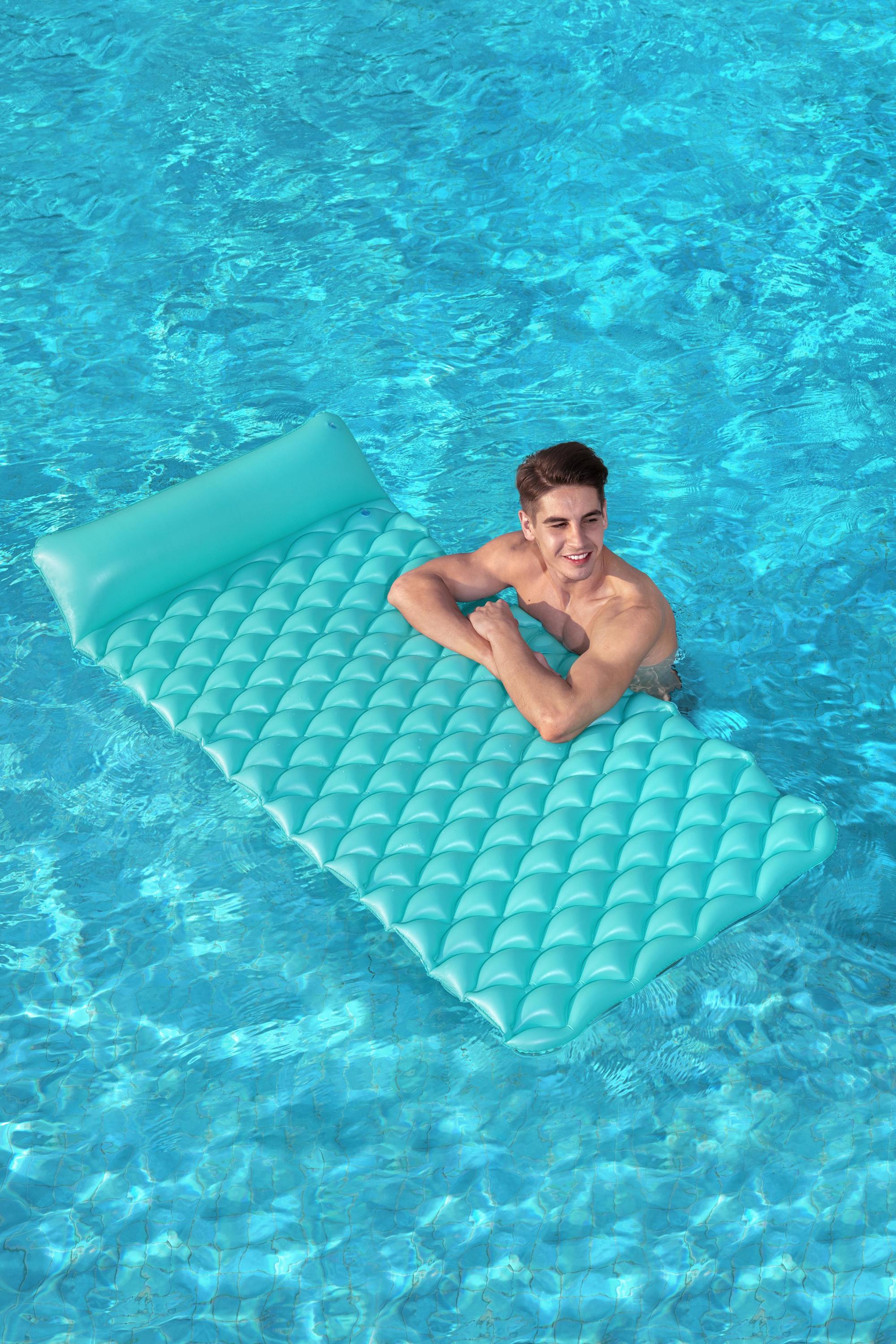 Bestway 44020 galleggiante da piscina e da spiaggia Verde, Rosa, Giallo Vinile Materassino galleggiante