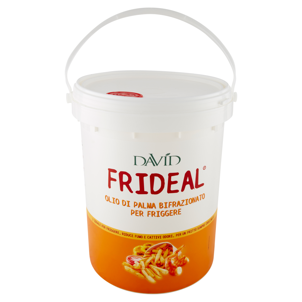 David Frideal Olio di Palma Bifrazionato per Friggere 20L