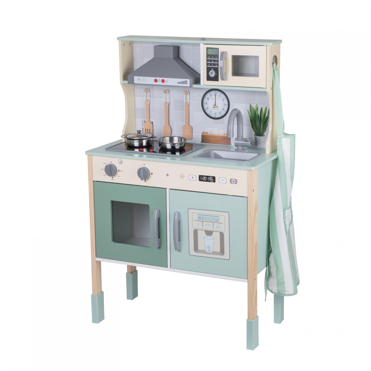 My Little Market Cucina in legno con accessori, luci e suoni 60×30×92 cm