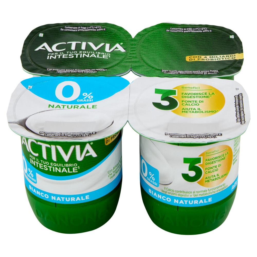 Activia 0 Grassi Naturale 4 x 125 g Carrefour