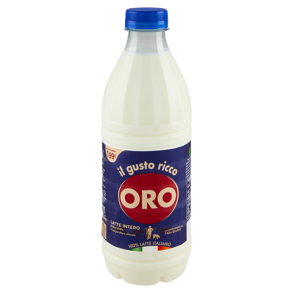 Oro il gusto ricco Latte Intero 100% Latte Italiano 1000 ml