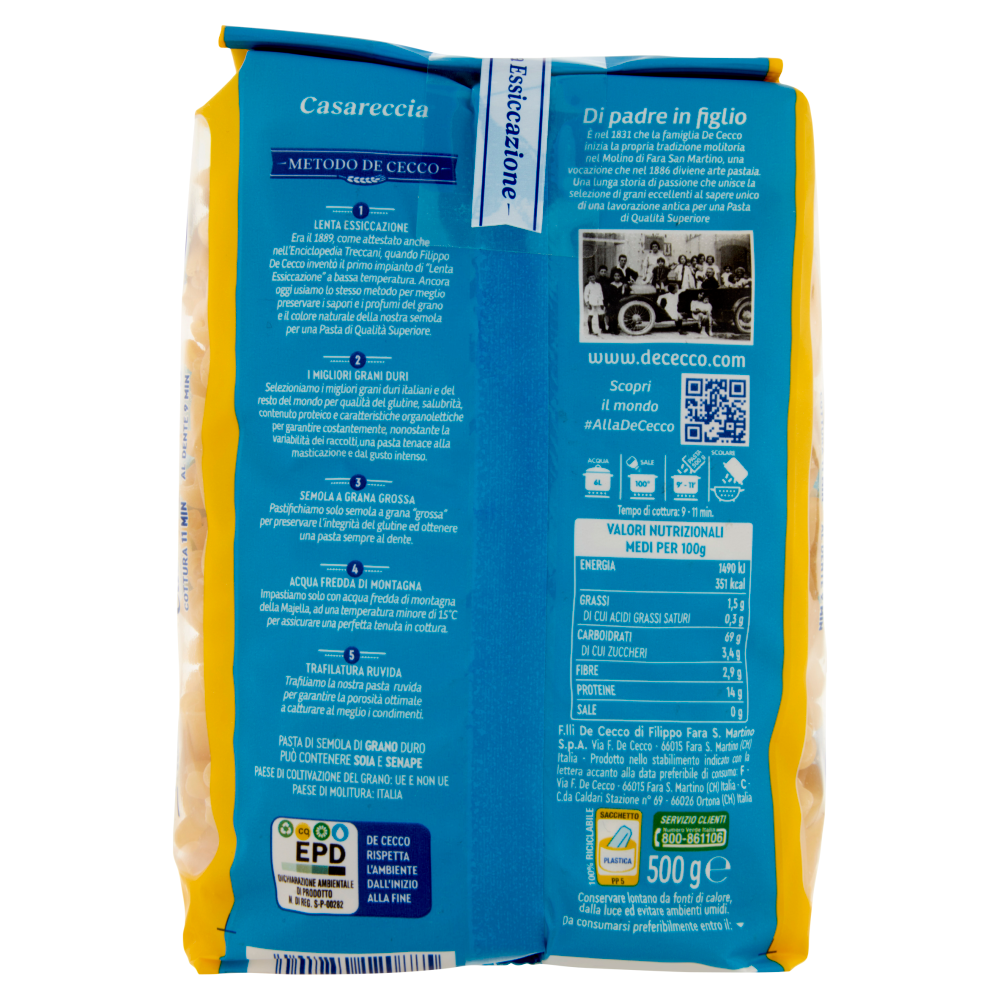 De Cecco Casareccia n°88 500 g
