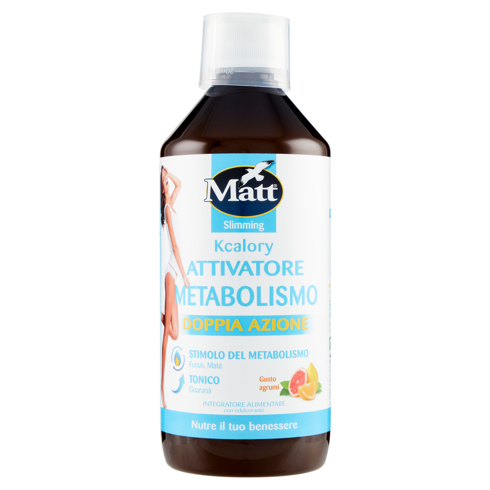 Matt Slimming Kcalory Attivatore Metabolismo Doppia Azione 500 ml