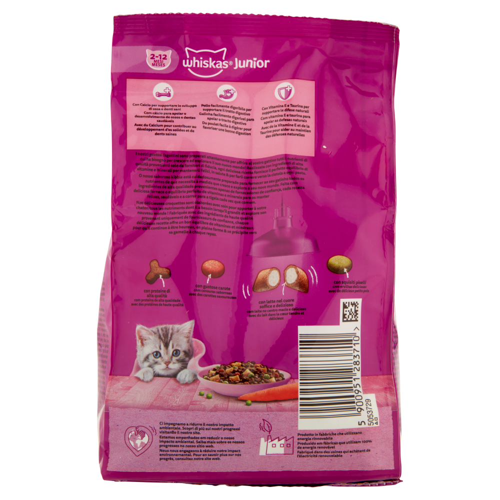 Whiskas Junior Crocchette con delizioso Pollo 300 g
