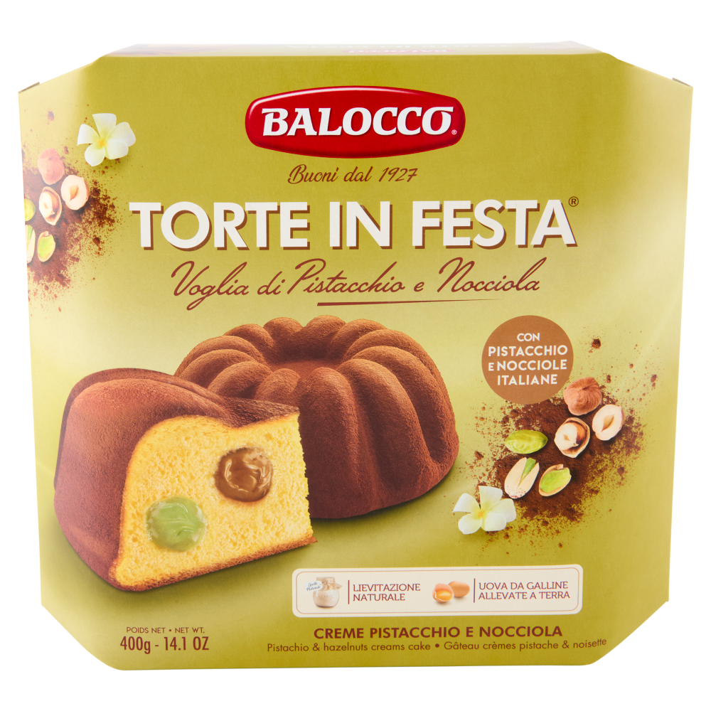 Balocco Torte in Festa Voglia di Pistacchio e Nocciola 400 g