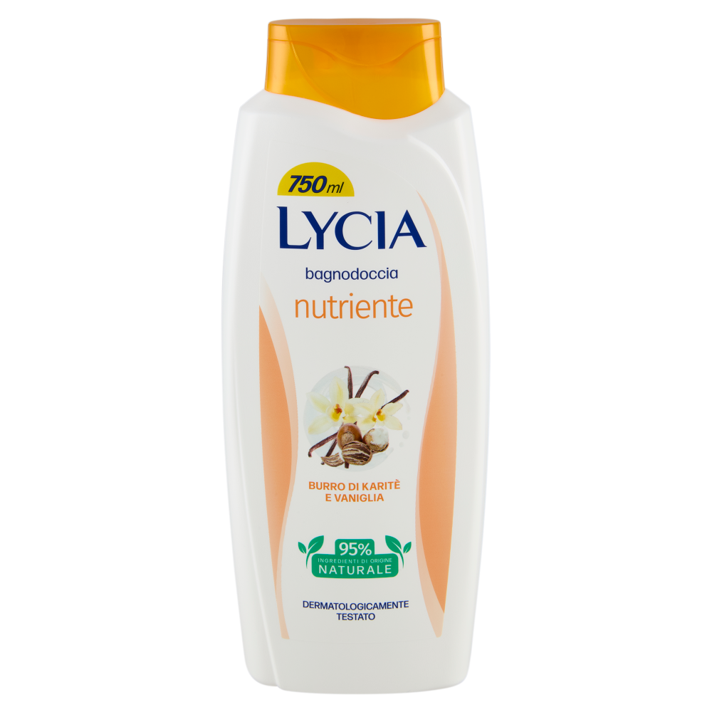 Lycia bagnodoccia nutriente Burro di Karit&egrave; e Vaniglia 750 ml