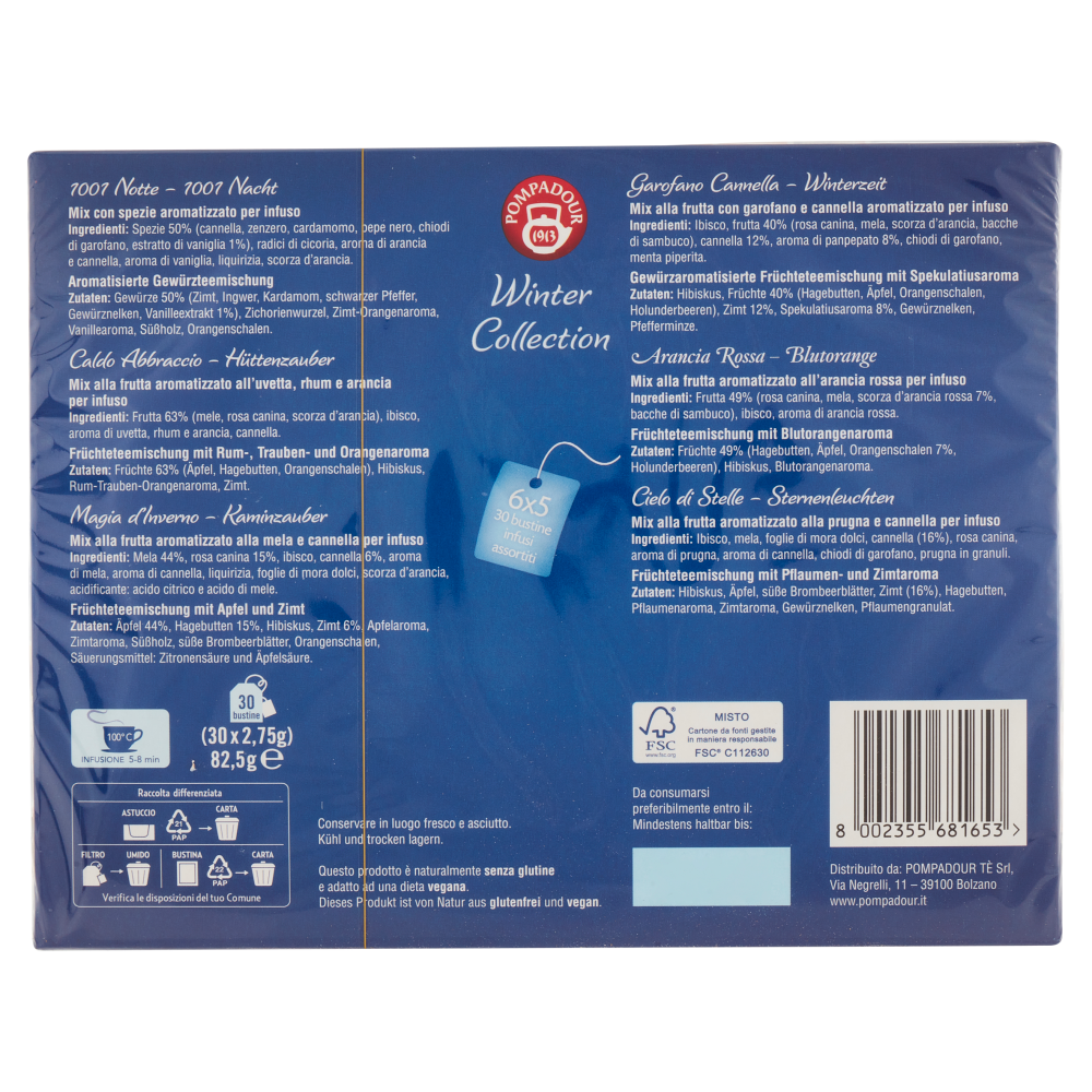 Pompadour Winter Collection 30 x 2,75 g
