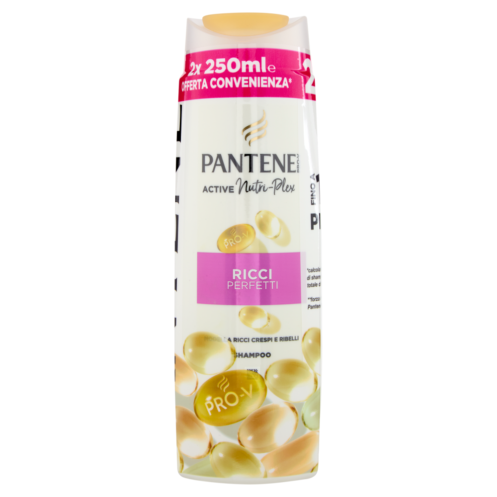 Pantene Pro-V Ricci Perfetti Shampoo Active Nutri-Plex 2 x 250 ml