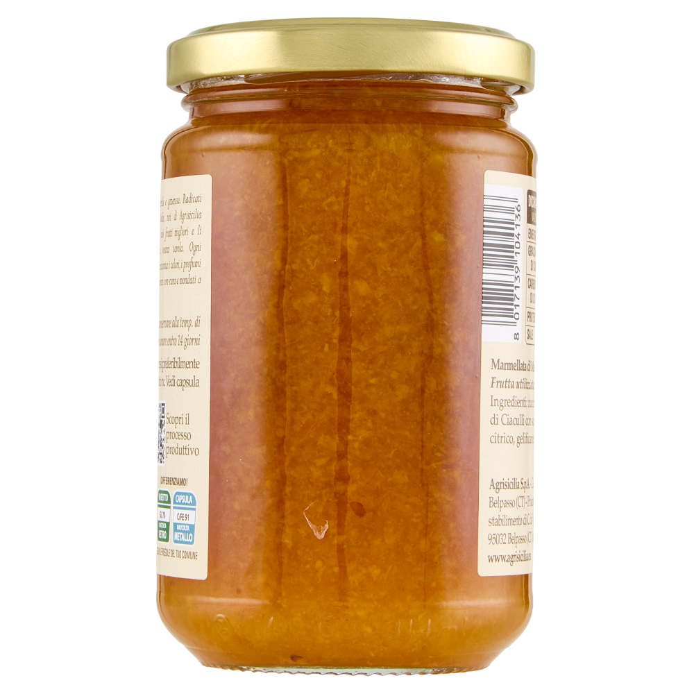 Agrisicilia Marmellata di Mandarino Tardivo di Ciaculli 360 g