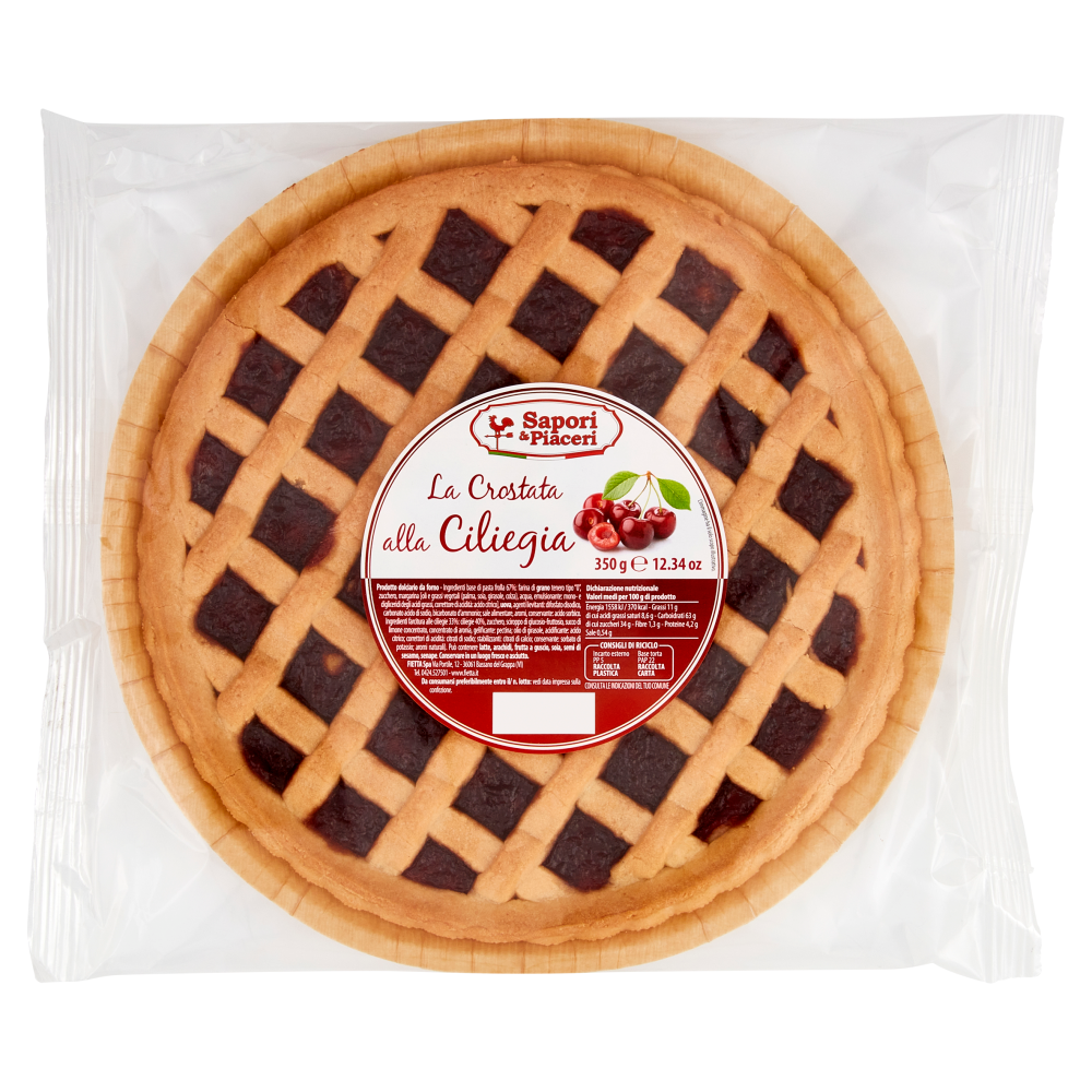 Sapori & Piaceri la Crostata alla Ciliegia 350 g