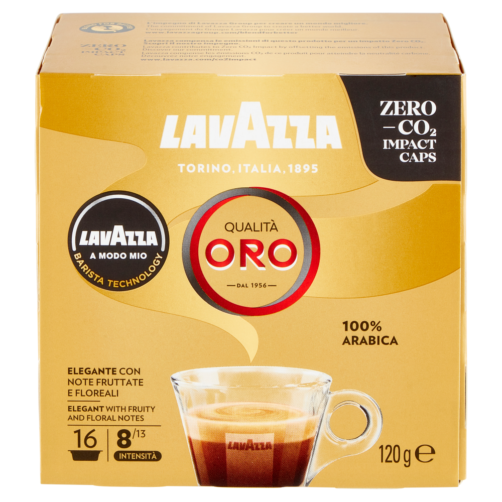 Lavazza A Modo Mio Qualità Oro 16 Capsule 120 g