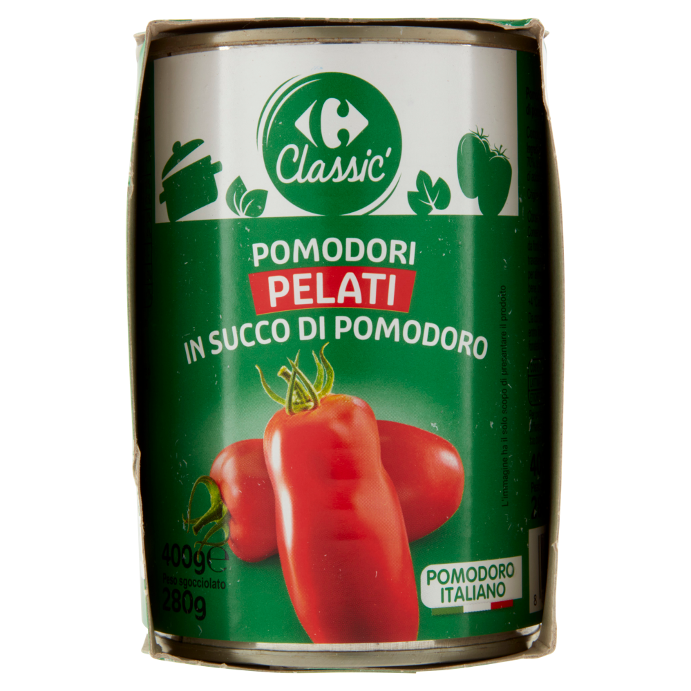 Carrefour Classic Pomodori Pelati in Succo di Pomodoro 3 x 400 g