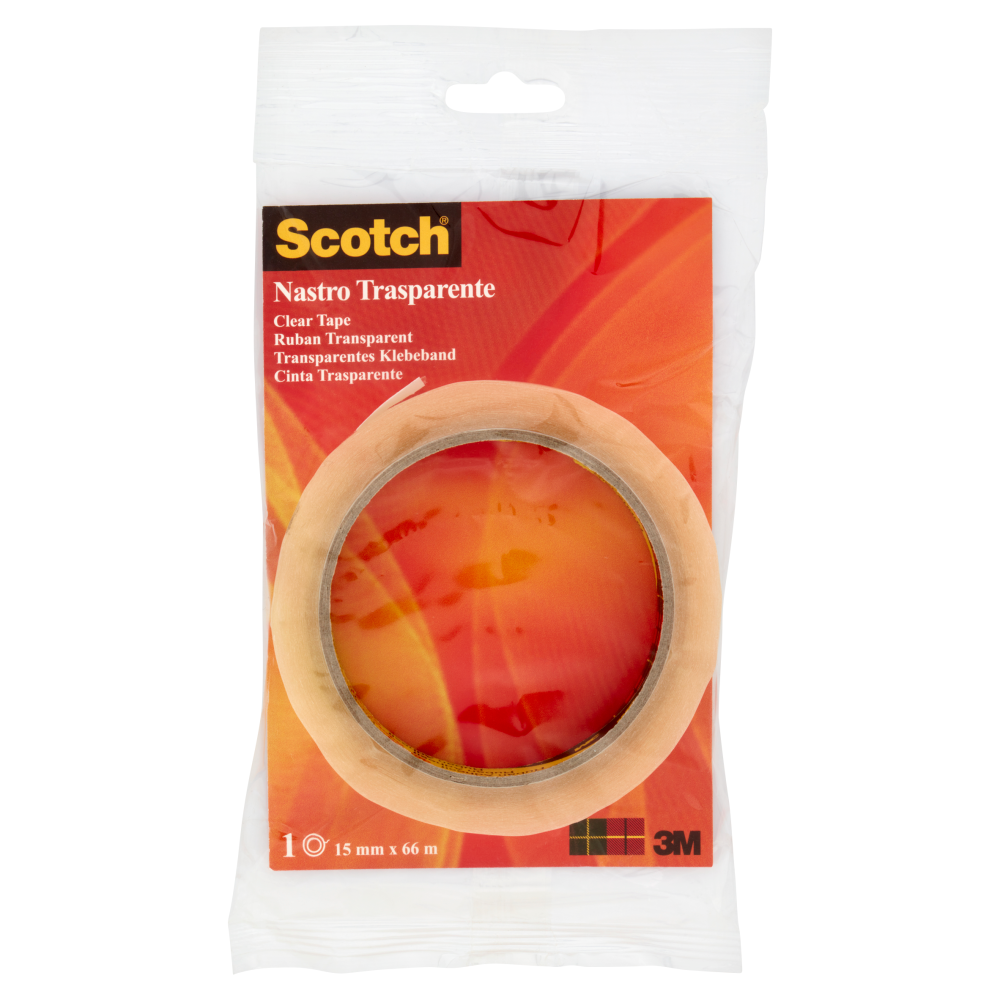 Scotch Nastro Trasparente 15 mm x 66 m 1 pz