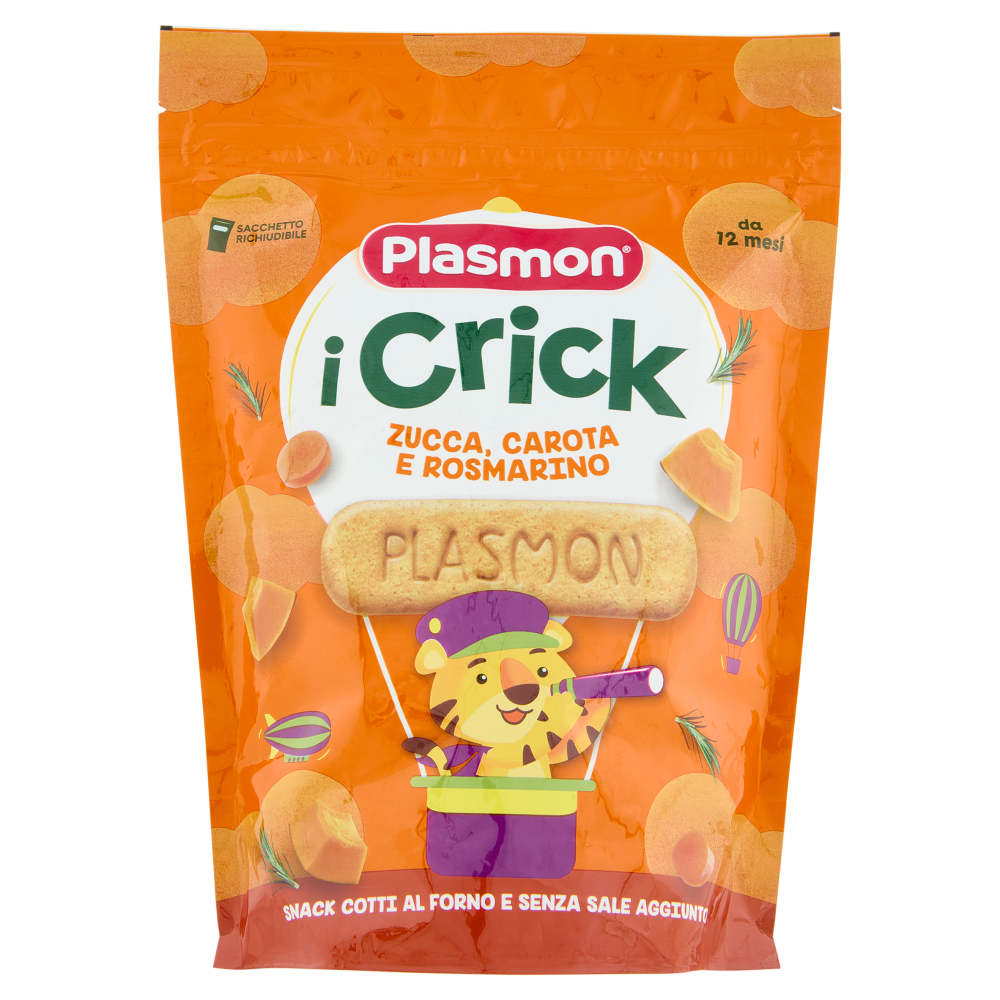 Plasmon i Crick Zucca, Carota e Rosmarino 100 g