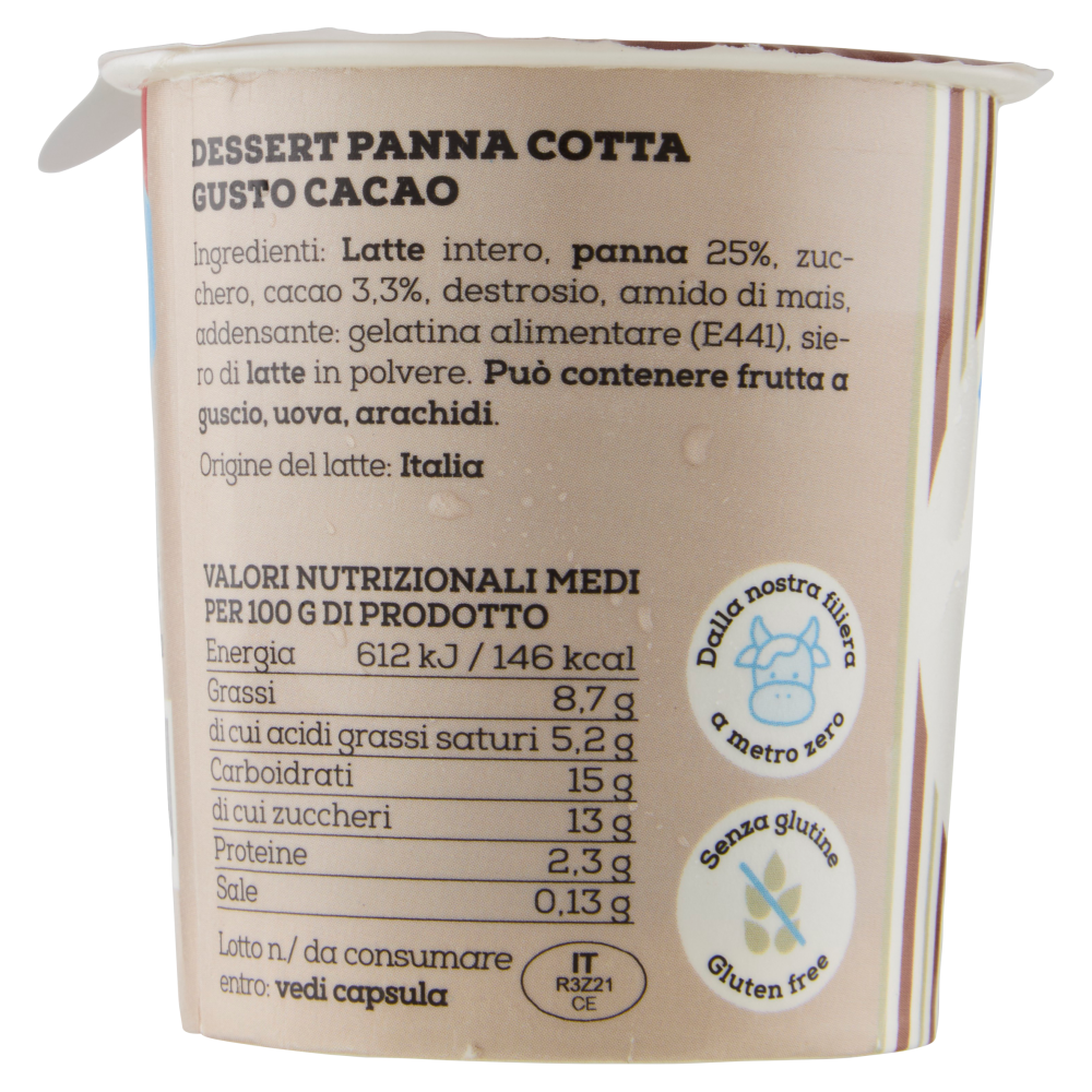Azienda Agricola Fusero Panna Cotta Cacao 125 g