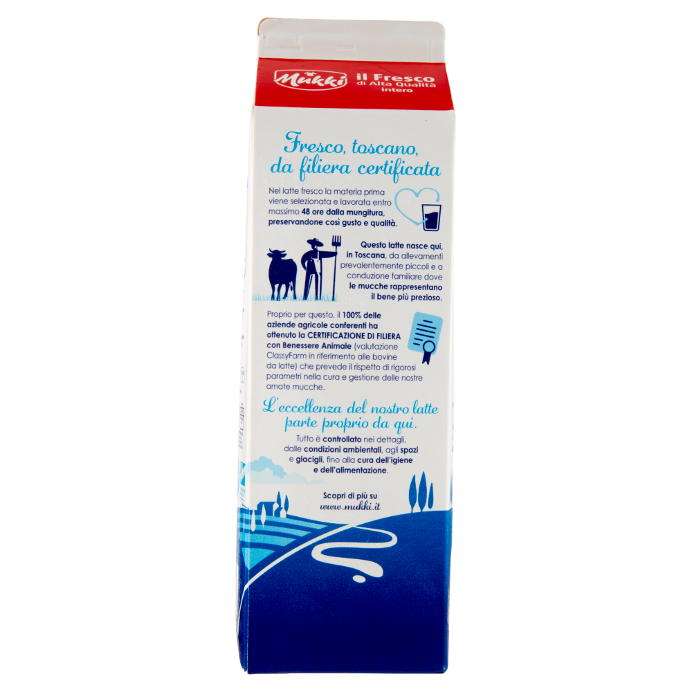 Mukki il Fresco di Alta Qualità intero 1 Litro